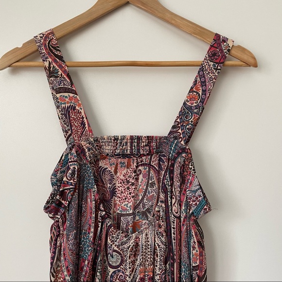 Ba&sh Parisian Bohemian Multi-coloured Open Back Maxi Dress, Size 6 - Picture 10 of 16